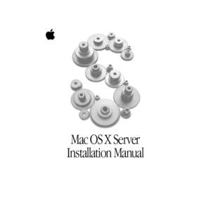   Mac OS X Server Installation Manual  K Apple Computer, Inc.