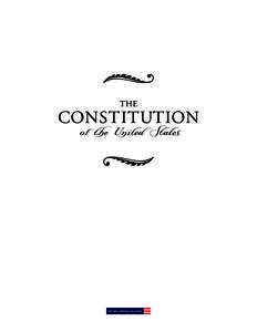 THE  CONSTITUTION oftheUnitedStates  NATIONAL CONSTITUTION CENTER