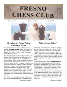 Vol. 1  No.3 A Voice for Chess