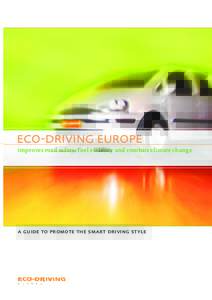 eco-driving europe improves road safety, fuel effiency and combats climate change a guide to promote the smart driving style  01 eco-driving europe