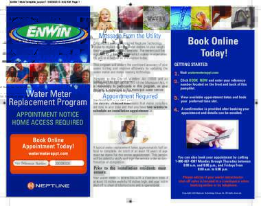 EnWin Trifold Template_Layout:42 AM Page 1  Message From the Utility Book Online Today!