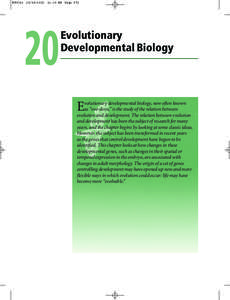 EVOC20[removed]:15 AM Page[removed]Evolutionary Developmental Biology