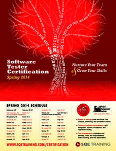 Software Tester Certification Nurture Your Team Grow Your Skills