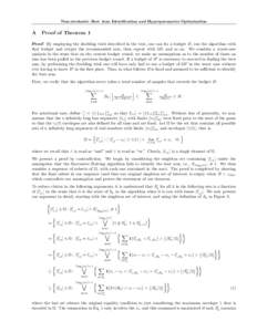 Non-stochastic Best Arm Identification and Hyperparameter Optimization  A Proof of Theorem 1