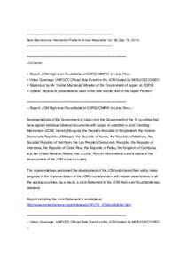 Microsoft Word - New Mechanisms Information Platform E-mail Newsletter Vol.48