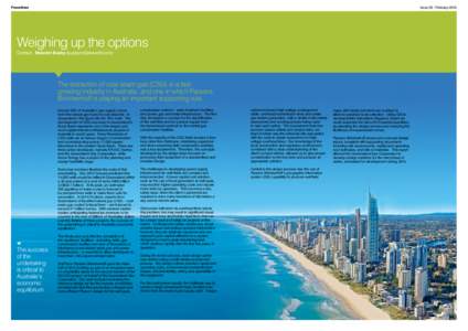 Powerlines 	  Issue 26 : February 2015 Weighing up the options Contact: Malcolm Busby ()