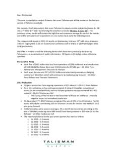 Microsoft Word[removed]TLM - 4Q 2012 Analyst Note.doc