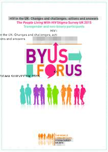 HIV in the UK: Changes and challenges; actions and answers The People Living With HIV Stigma Survey UK 2015 Transgender and non-binary participants STIGMA SURVEY UK 2015