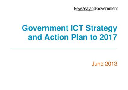Government ICT Strategy and Action Plan