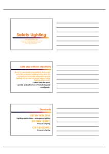 Microsoft PowerPoint - 09 Safety Lighting.ppt