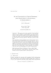 67  Documenta Math. On the Nonexistence of Certain Morphisms from Grassmannian to Grassmannian