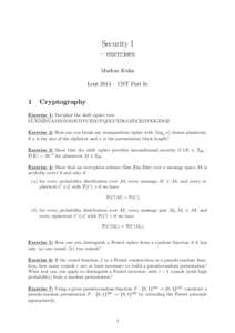 Feistel cipher / Ciphertext / Stream cipher / Cipher / Advantage / Keystream / Ciphertext stealing / Index of cryptography articles / Cryptography / Block cipher modes of operation / Block cipher