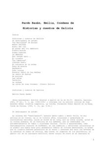 Microsoft Word - Pardo Bazan, Emilia - Historias y cuentos de Galicia.doc