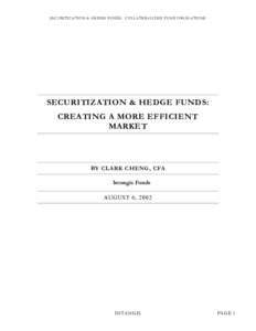 Microsoft Word - Securitization of Hedge Funds.doc