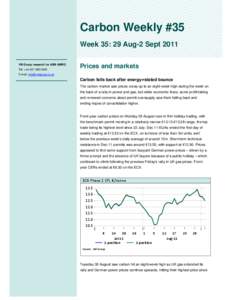 VM Group - ABN AMRO - Carbon Weekly #35