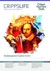 CRIPPSLIFE featuring news, reviews and legal issues Shakespeare travels north  Shakespearean theatre returns to Prescot in Lancashire