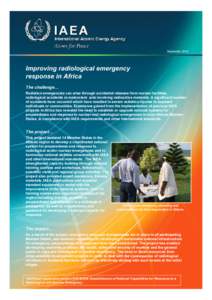 September[removed]Improving radiological emergency response in Africa The challenge…