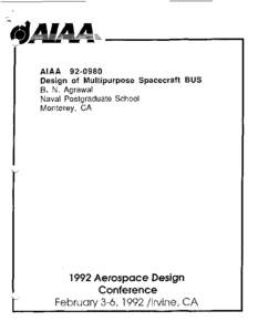 Design of multi-mission spacecraft bus