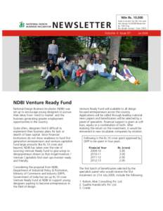 Win Rs. 10,000  NEWSLETTER Send in entries for the title and title design for NDBI Newletter