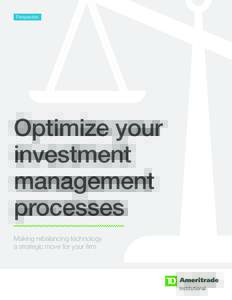 Perspective  Optimize your investment management processes