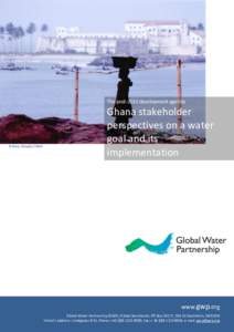 The post-2015 development agenda  ©Shinji Shinoda/UNDP Ghana stakeholder perspectives on a water