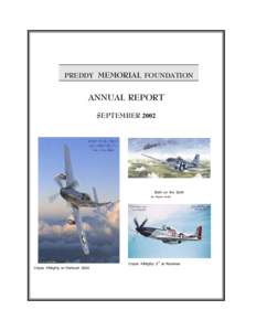 PREDDY MEMORIAL FOUNDATION  ANNUAL REPORT SEPTEMBER[removed]Sixth on the Sixth