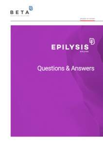 Questions & Answers  physics on screen 1. What is EPILYSIS? ............................................................................................................... 1 2. What does the name EPILYSIS stands for? ..