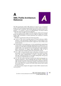 A SMIL Profile Architecture Reference A