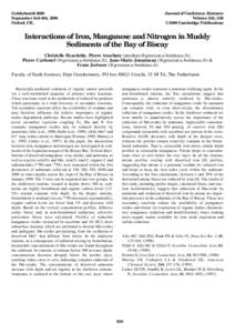 Goldschmidt 2000 September 3rd–8th, 2000 Oxford, UK. Journal of Conference Abstracts Volume 5(2), 538