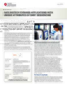 GATC Biotech Expands Applications with Unique Attributes of SMRT Sequencing