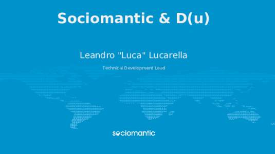 Sociomantic & D(u) Leandro 