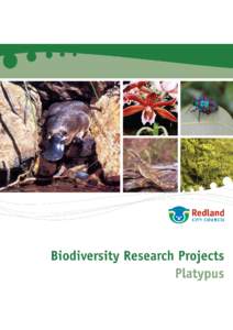    1. Introduction The aim of this report is to provide a summary of results achieved through a baseline study of the platypus (Ornithorhynchus anatinus) in the Redland City region. This report will provide
