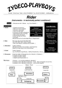 Microsoft Word - Rider_ZydecoPlayboys.doc
