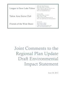 Microsoft Word - Comments to the Regional Plan Update Draft Environmental Impact Statement.docx