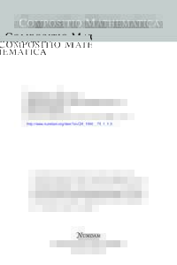 C OMPOSITIO M ATHEMATICA  D IPENDRA P RASAD Trilinear forms for representations of GL(2) and local ε-factors Compositio Mathematica, tome 75, no), p. 1-46.