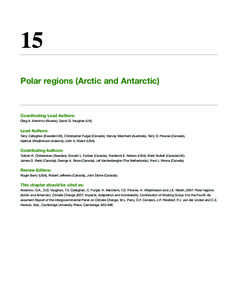 15 Polar regions (Arctic and Antarctic)