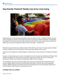 Sexuality and gender identity-based cultures / Pattaya / Gay bar / Gay Pride March / Gay pride / Eilat Pride / LGBT culture / Pride parades / LGBT