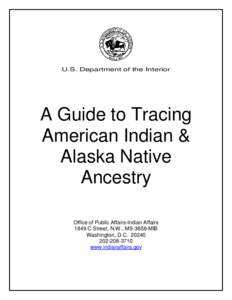 Establishing Your American Indian Ancestry