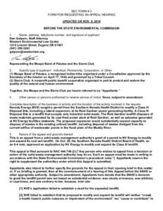 Microsoft Word[removed]Moapa and Sierra Club Appeal of SNHD Landfill Decision - Updated.doc