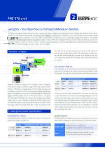 FACTSheet LivingDoc - Your Open Source Testing Collaboration Solution LivingDoc is a powerful Open Source tool that supports the implementation of collaboration driven methods like Behavior Driven Development or Specific