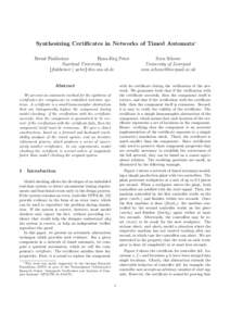Applied mathematics / Mathematics / Büchi automaton / Automata theory / Equivalence relation / Computer science