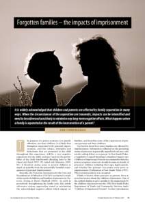 Families of prisoners - Journal article - Australian Institute of Family Studies (AIFS)