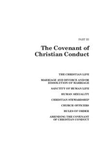 Manual 2009_13 ins:Manual4:06 PM Page 45  PART III The Covenant of Christian Conduct