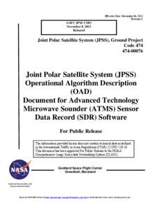 NPOESS / Payment systems / Automated teller machine / Algorithm / Internally displaced person / Earth / Business / Joint Polar Satellite System / National Oceanic and Atmospheric Administration / Technology