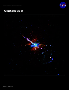 Star types / Exotic matter / Galaxies / NGC objects / Plasma physics / Centaurus A / Neutron star / Supermassive black hole / Chandra X-ray Observatory / Astronomy / Space / Extragalactic astronomy