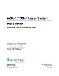 ®  TM InSight DS+ Laser System User’s Manual