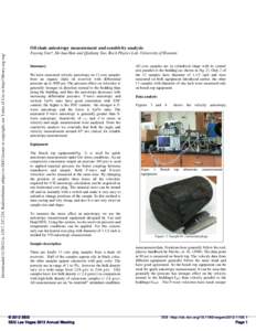 Oil shale anisotropy measurement and sensitivity analysis