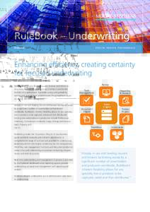 RuleBook – Underwriting Insurance PRECISE. PROVEN. PERFORMANCE.  Enhancing efficiency, creating certainty