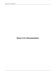 Slony-I[removed]Documentation  i Slony-I[removed]Documentation