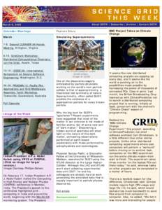 Large Hadron Collider / Physics beyond the Standard Model / Grid computing / E-Science / Cyberinfrastructure / TeraGrid / Climateprediction.net / BBC Climate Change Experiment / ATLAS experiment / Supersymmetry / CERN / Worldwide LHC Computing Grid